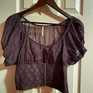 Free People Crop Top blouse